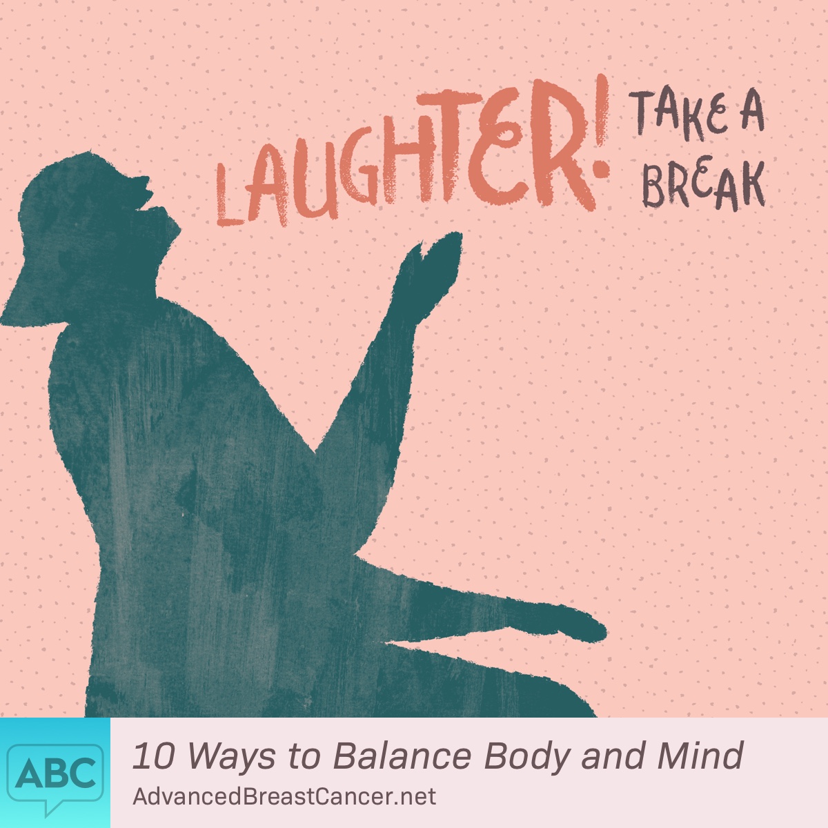 A person leans back in laughter